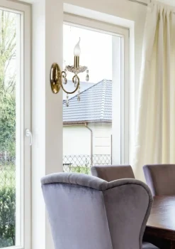 Sklep Kaja Stylowy kinkiet świecznik glamour 21-97609 AURORA | Kaja Oświetlenie* Kinkiety Tradycyjne