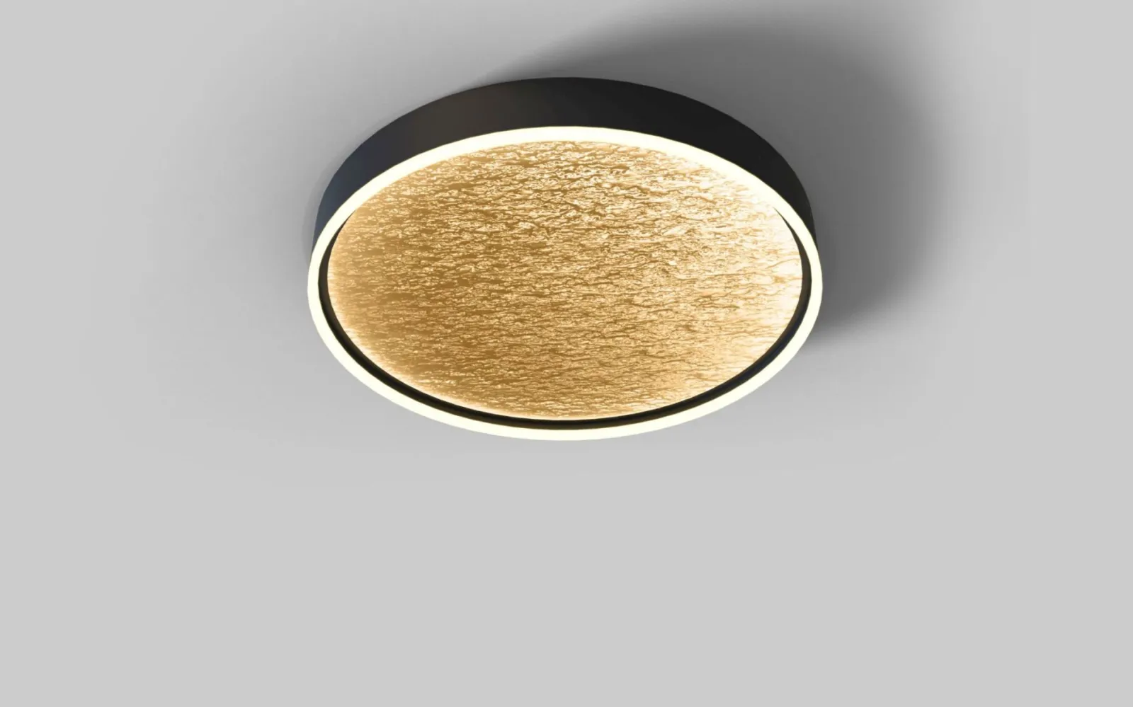 Sklep Kaja Stylowy plafon LED, złote wnętrze WF 9002-104L BORDEAUX | Kaja* Plafony Nowoczesne|Lampy Led