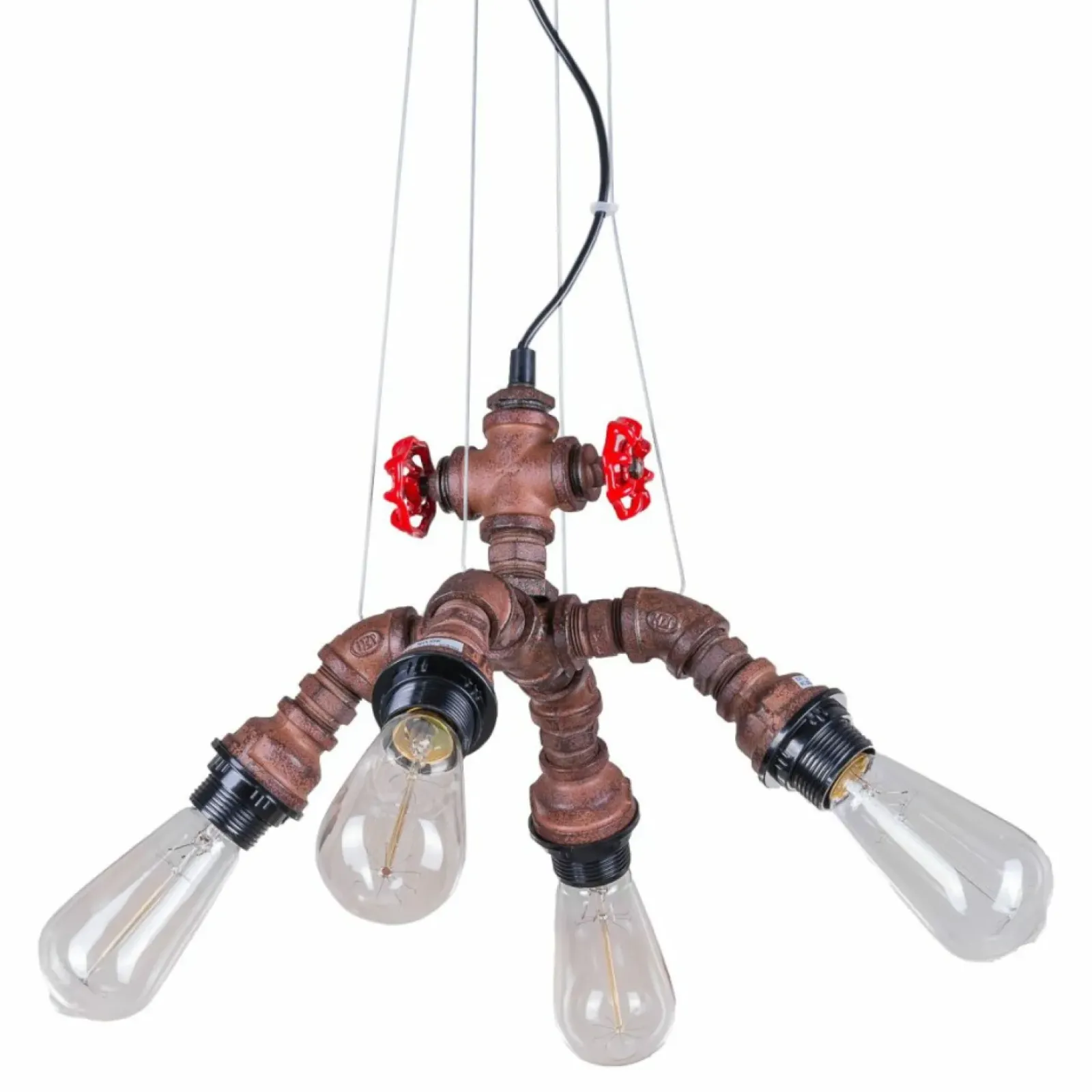 Sklep Kaja Surowa lampa wisząca MDM-2846/4A RUST MANILA | Kaja Oświetlenie rdzawy Flash Sale