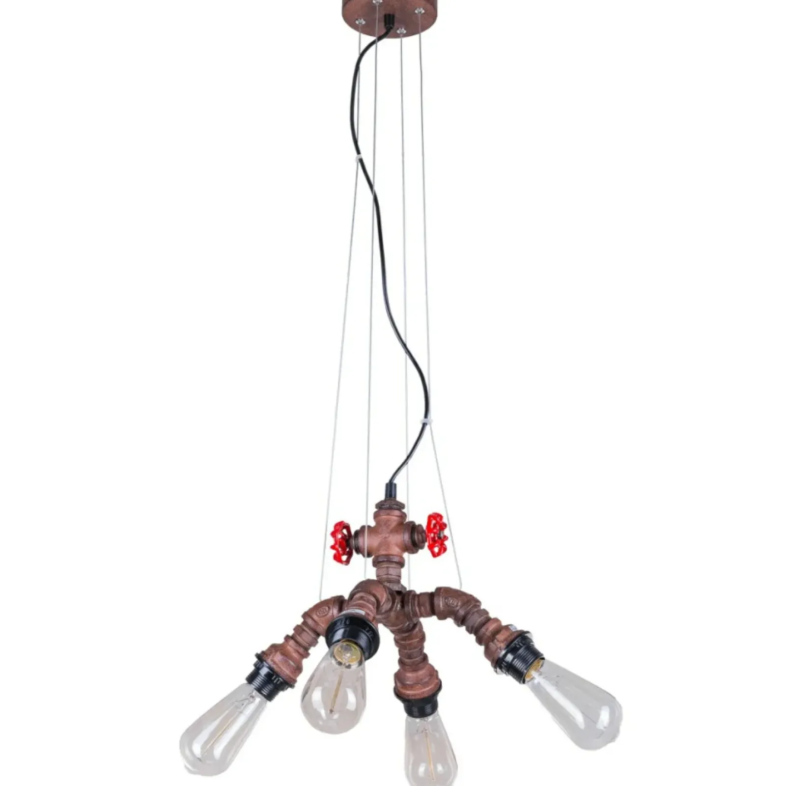 Sklep Kaja Surowa lampa wisząca MDM-2846/4A RUST MANILA | Kaja Oświetlenie rdzawy Flash Sale