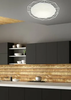 Sklep Kaja SVEN LAMPA SUFITOWA PLAFON 43 24W LED 3000K BIAŁY* Lampy Led|Plafony Nowoczesne