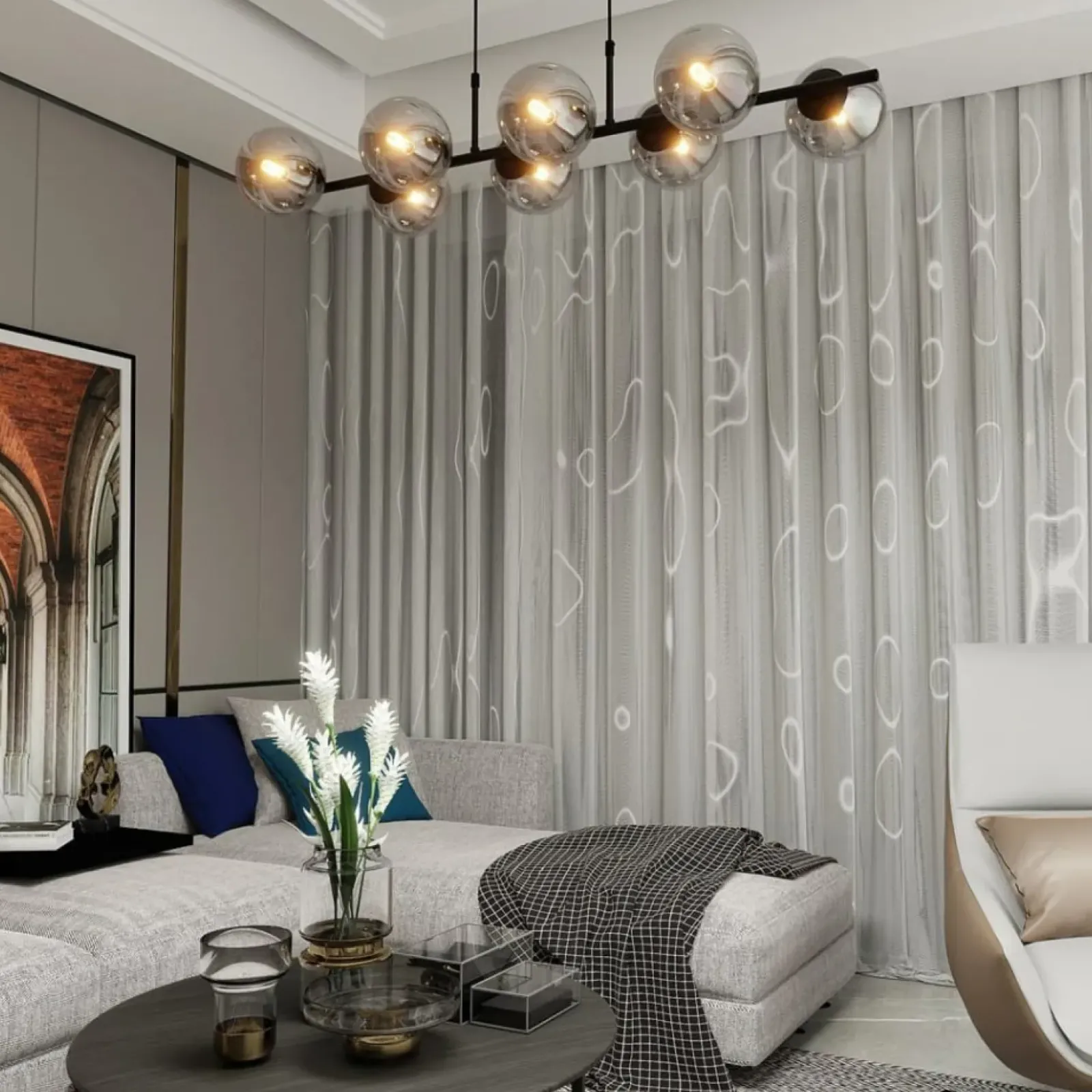 Sklep Kaja Symetryczna lampa wisząca w nowoczesnym stylu 1207/8 z serii RORY czarny Cheap