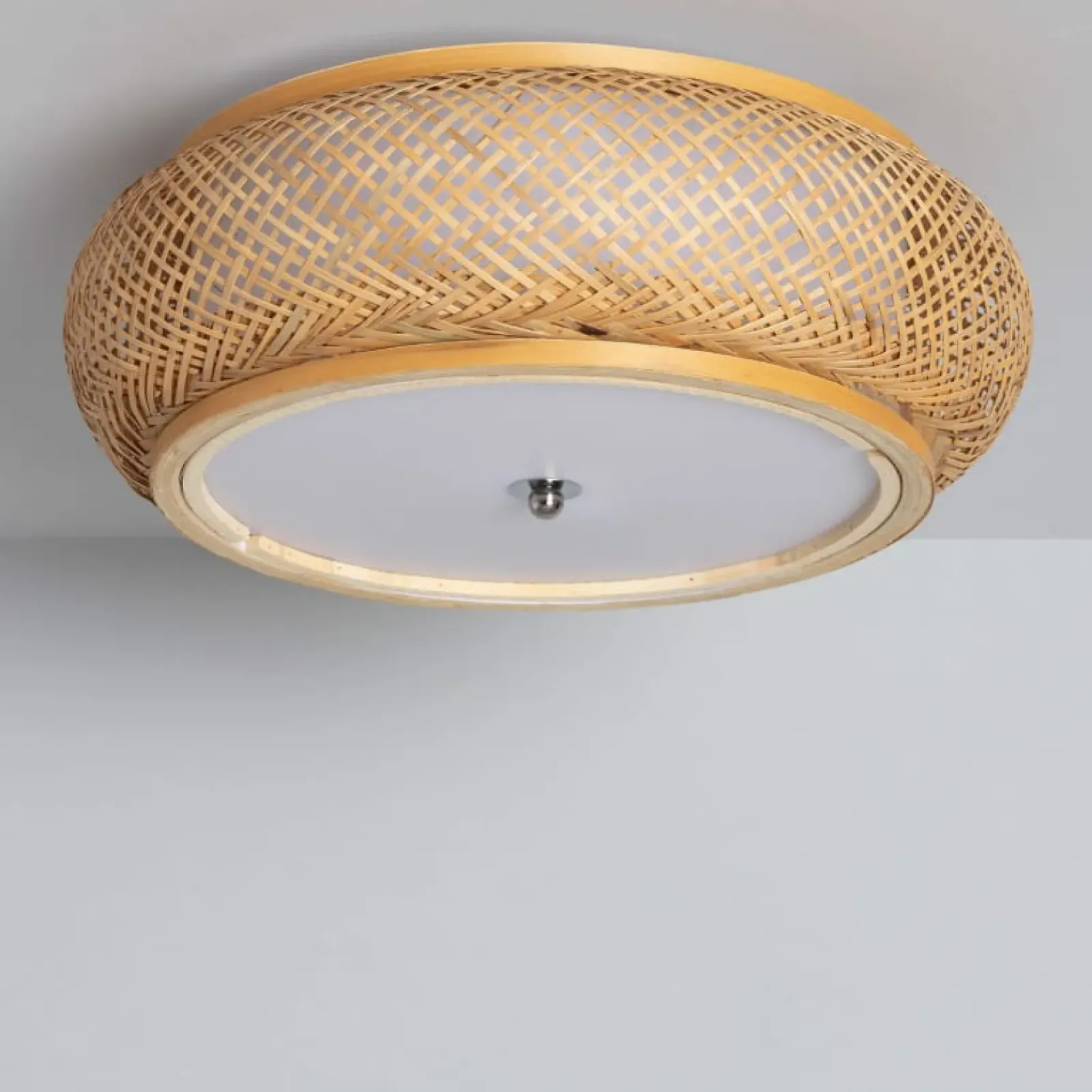 Sklep Kaja Sypialniana lampa sufitowa plafon ABR-PL3-BH-E27 BOHO | Kaja brązowy Sale