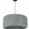 Sklep Kaja Szara, abażurowa lampa wisząca do sypialni LX 9797 SHADE | Kaja Cheap