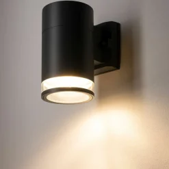 Sklep Kaja Szara, elewacyjna lampa ścienna tuba 10686 ROCK PRO | Kaja Oświetlenie* Kinkiety Ogrodowe