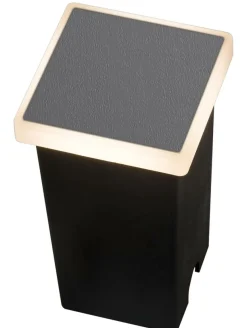 Sklep Kaja Szara kwadratowa lampa wpuszczana LED AZ4466 ALF | Kaja Oświetlenie* Kinkiety Ogrodowe