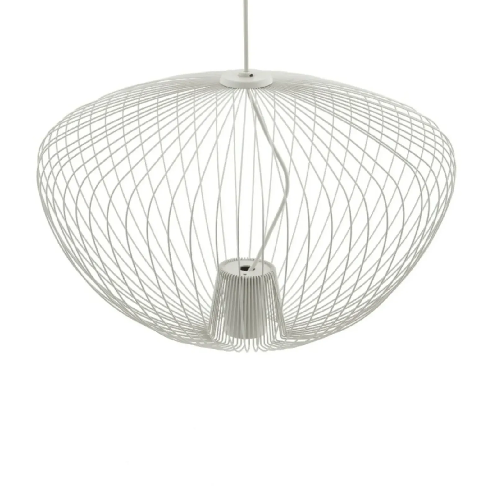 Sklep Kaja Szara, loftowa lampa wisząca z drutu 11251 PUMPKIN | Kaja Oświetlenie Outlet
