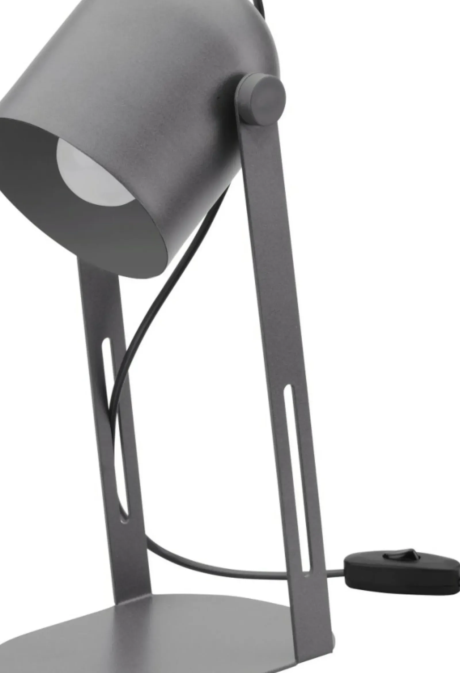 Sklep Kaja Szara, metalowa lampka do biura TK 5190 DAVIS | Kaja Oświetlenie* Nowoczesne Lampki Stołowe