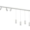 Sklep Kaja Szara, nowoczesna lampa ze zwisami LX 9674 SHIFT | Kaja Oświetlenie Flash Sale