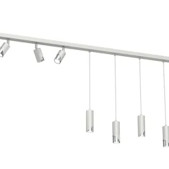 Sklep Kaja Szara, nowoczesna lampa ze zwisami LX 9674 SHIFT | Kaja Oświetlenie Flash Sale