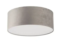 Sklep Kaja Szara, okrągła lampa sufitowa do sypialni ⌀40cm SIG 40650 SOFT | Kaja* Plafony Klasyczne|Plafony Nowoczesne