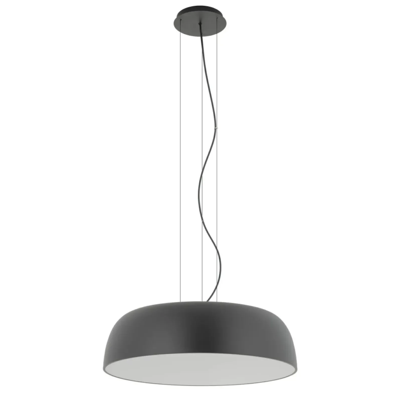 Sklep Kaja Szara, zabudowana lampa wisząca ⌀58cm 11232 SATELLITE | Kaja Store