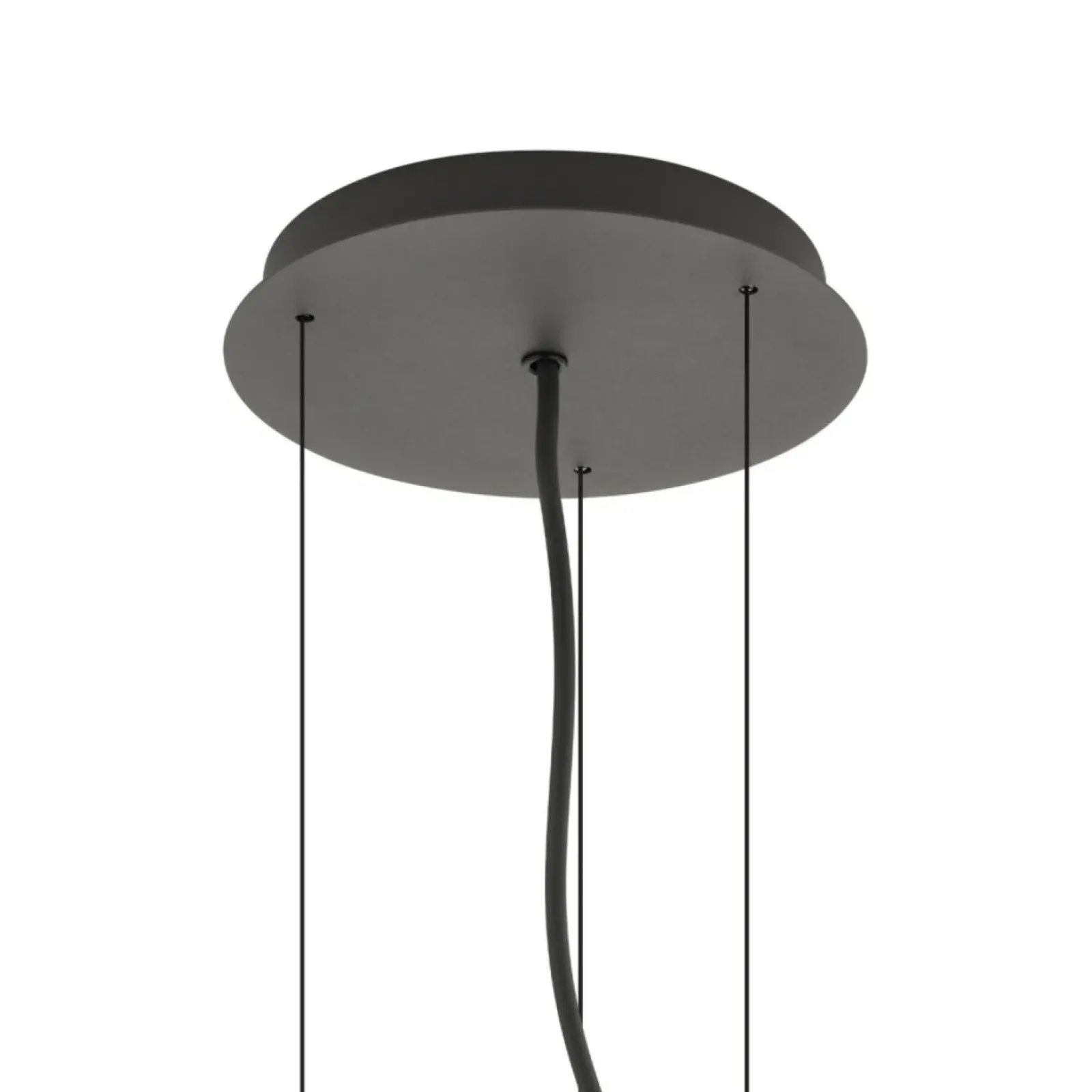 Sklep Kaja Szara, zabudowana lampa wisząca ⌀58cm 11232 SATELLITE | Kaja Store