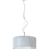 Sklep Kaja Szaro-biała lampa wisząca do sypialni JUP 1120 AVEO | Kaja Oświetlenie Store