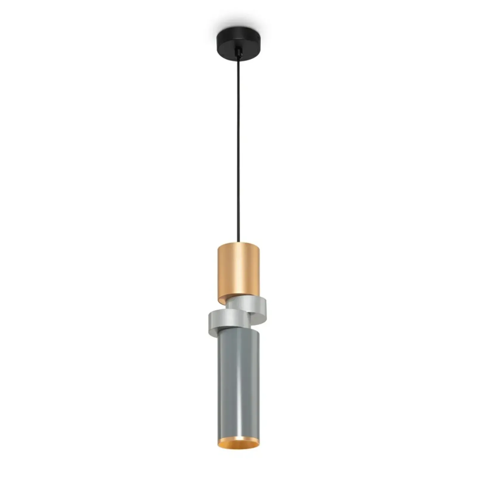 Sklep Kaja Szaro-złota lampa wisząca na GU10 MOD303PL-01CFL3 z serii PALETTE Best Sale
