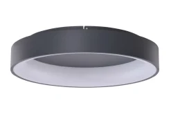 Sklep Kaja Szary plafon natynkowy LED ⌀80cm z pilotem AZ3998 SOLVENT | Kaja* Lampy Led|Plafony Nowoczesne
