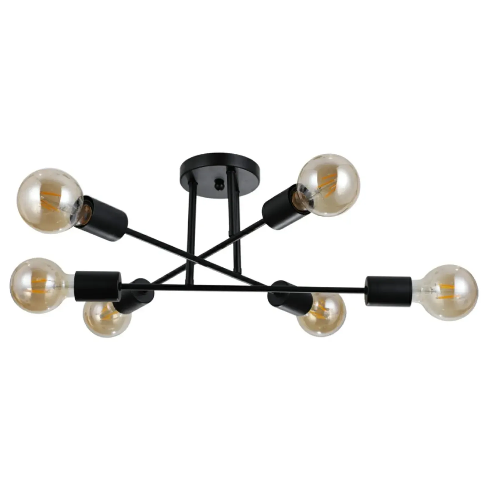 Sklep Kaja Sześciopunktowa, loftowa lampa sufitowa PND-4052-6-BL z serii FORMIO Outlet