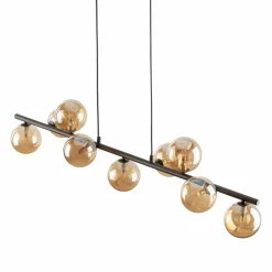 Sklep Kaja Szeroka, brązowa lampa wisząca nad stół TK 4340 ESTERA BROWN | Kaja Hot