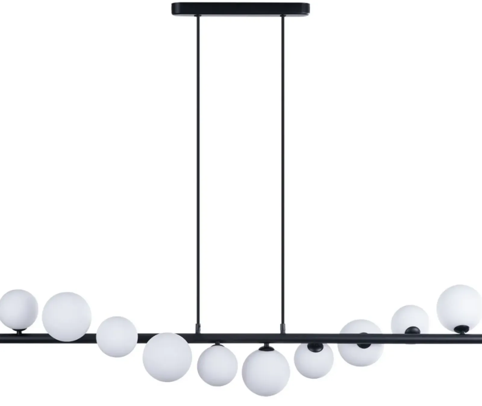 Sklep Kaja Szeroka czarna lampa wisząca do jadalni AZ4404 SYBILLA | Kaja czarny Flash Sale