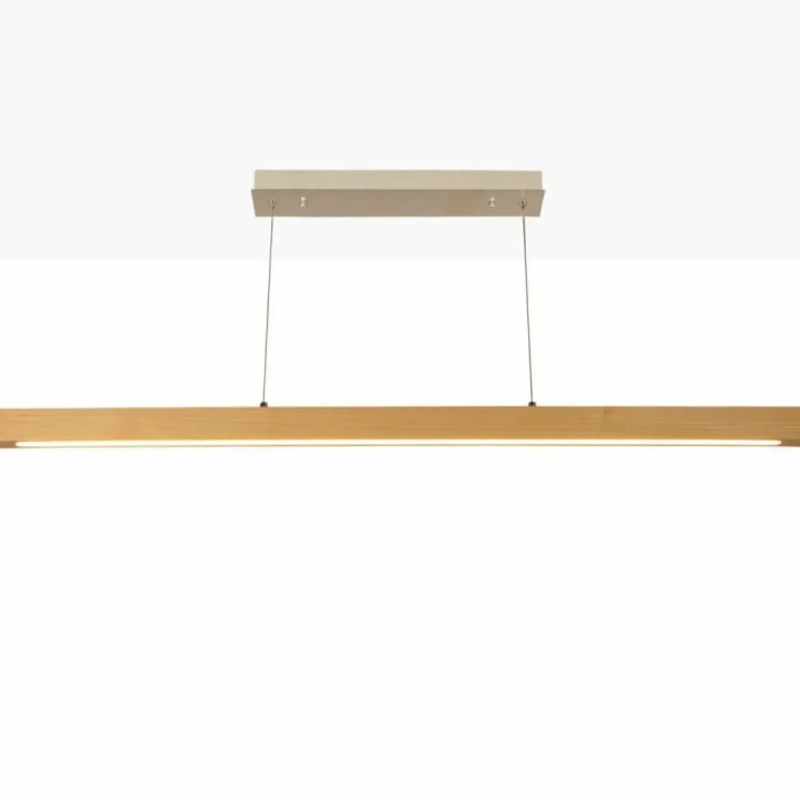 Sklep Kaja Szeroka, drewniana listwa sufitowa LED ABR-LLZ-24W LINEA | Kaja drewniany Best