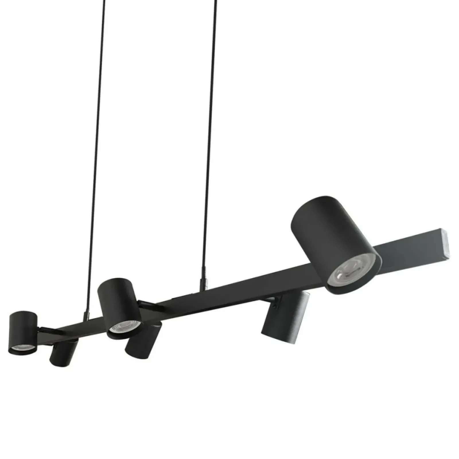 Sklep Kaja Szeroka lampa do oświetlenia stołu lub baru LP-731/6L BK SNOW | Kaja Sale