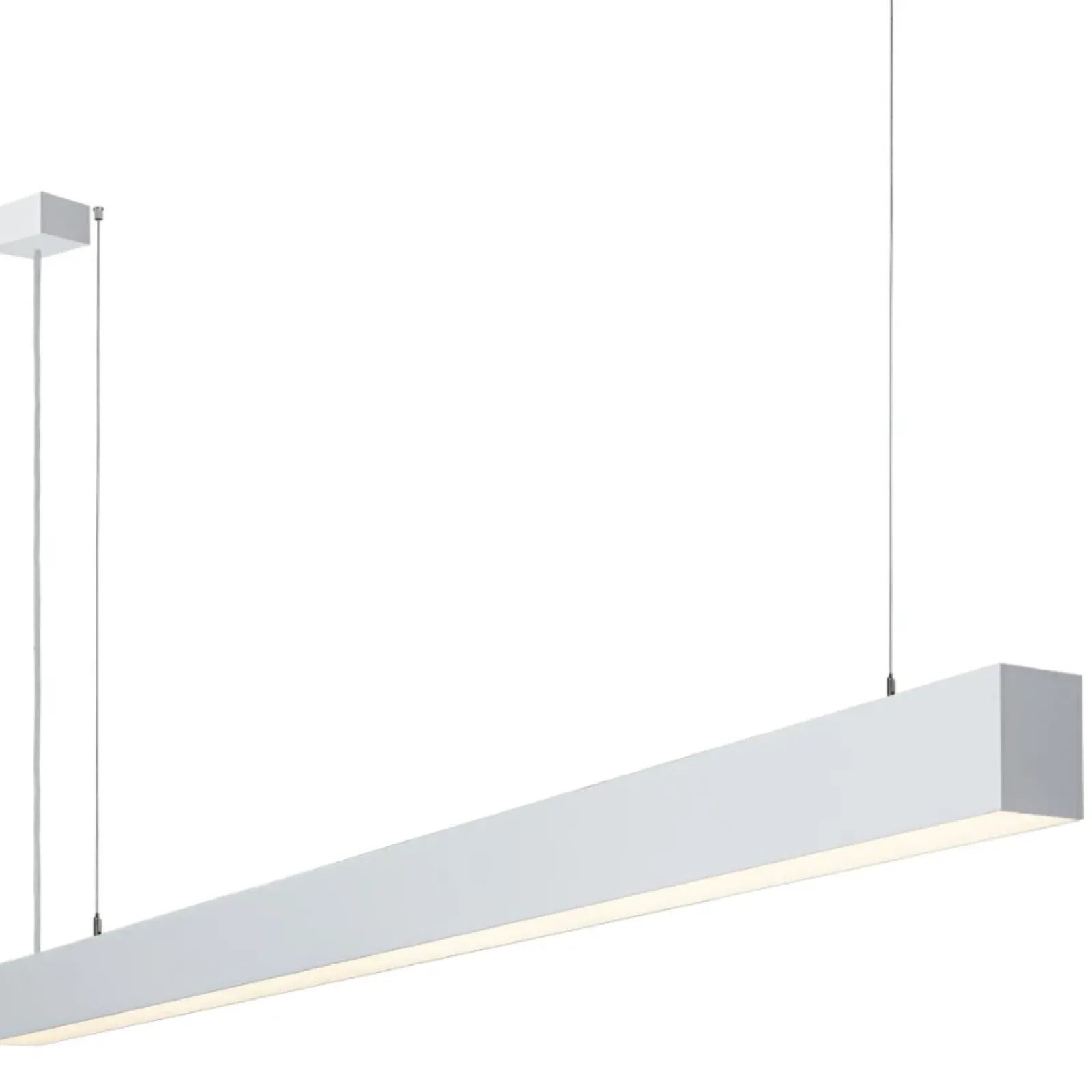 Sklep Kaja Szeroka lampa nad stół LED 62W 200cm PRD-5470-200-WH-840-PN TRAVER Clearance