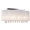 Sklep Kaja Szeroka lampa sufitowa glamour MXM1870-4 WH ISLA | Kaja Oświetlenie* Plafony Nowoczesne