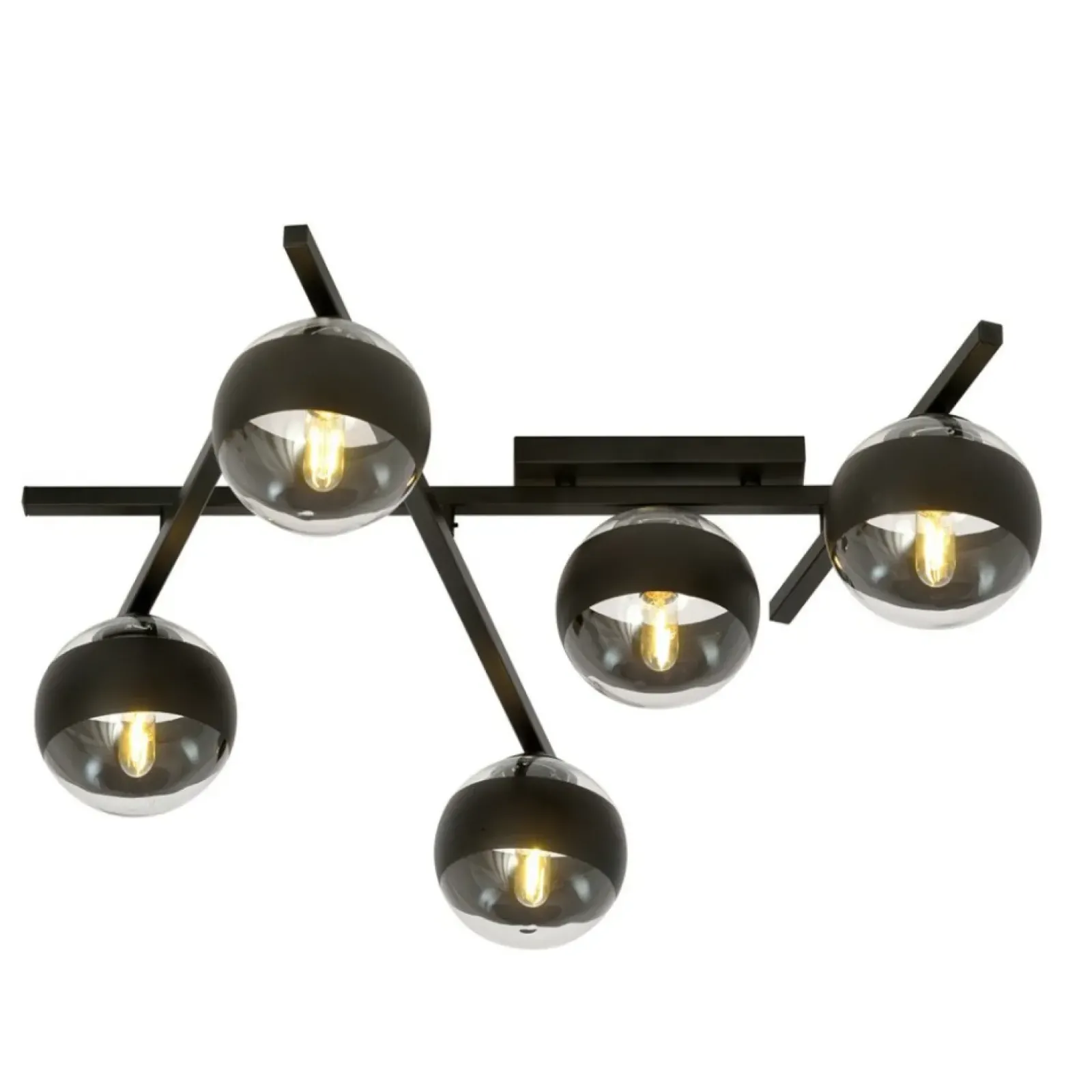 Sklep Kaja Szeroka lampa sufitowa z pięcioma kloszami 1105/5 SMART | Kaja Discount