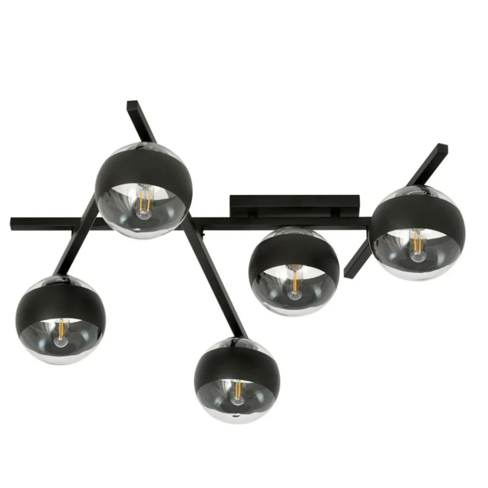 Sklep Kaja Szeroka lampa sufitowa z pięcioma kloszami 1105/5 SMART | Kaja Discount