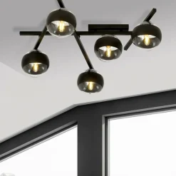Sklep Kaja Szeroka lampa sufitowa z pięcioma kloszami 1105/5 SMART | Kaja Discount