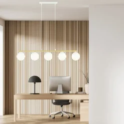 Sklep Kaja Szeroka lampa wisząca do eleganckiej jadalni 1255/5 z serii ALLORA Store