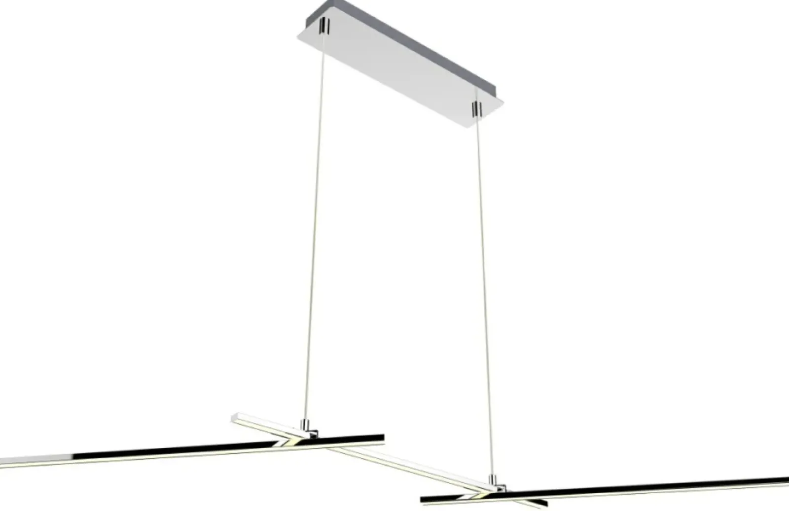 Sklep Kaja Szeroka lampa wisząca do salonu A0021-330 THASOS | Kaja Oświetlenie chrom Shop