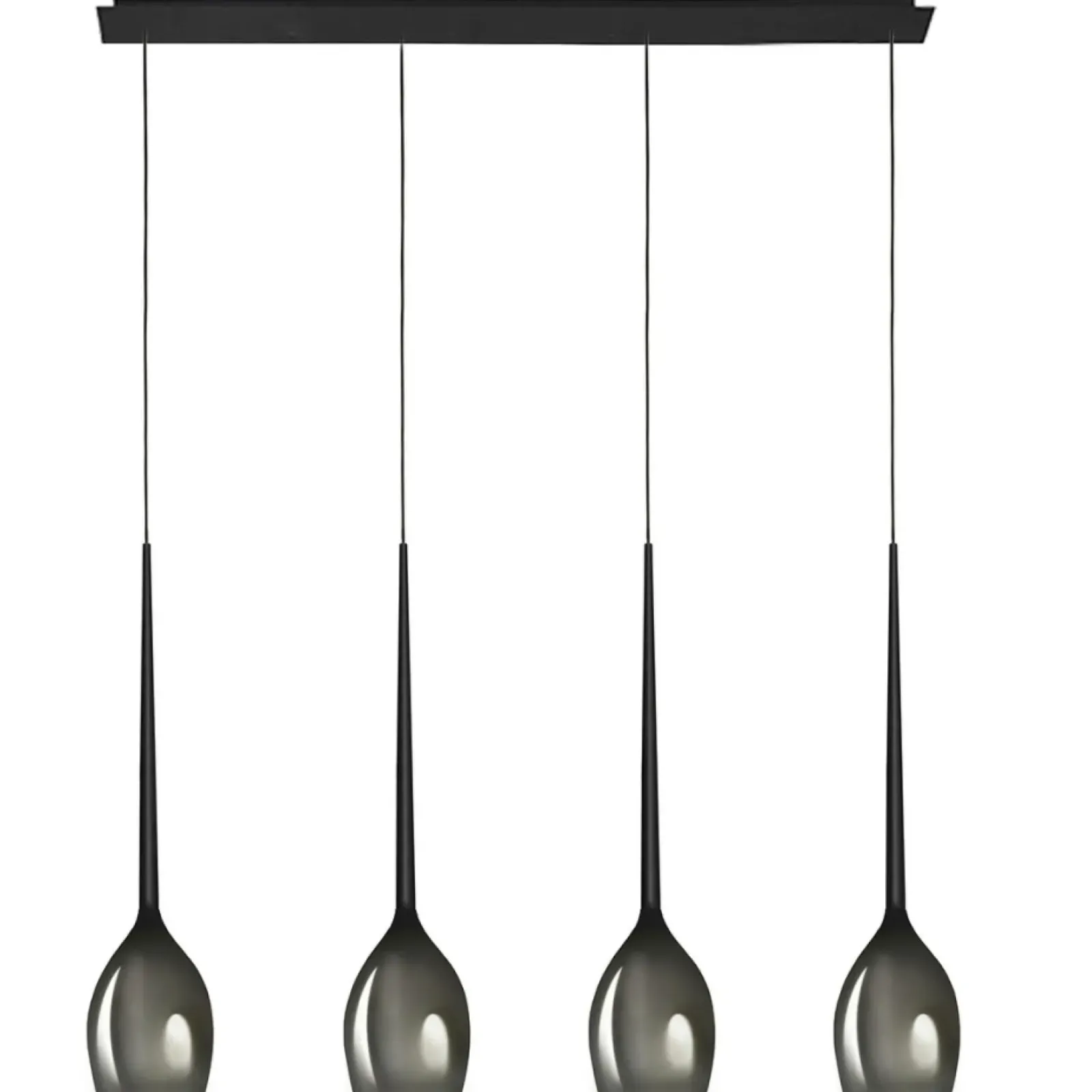 Sklep Kaja Szeroka lampa wisząca na listwie, do kuchni AZ2938 IZZA SMOKY | Kaja dymiony Outlet