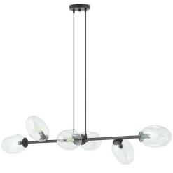 Sklep Kaja Szeroka lampa wisząca na regulowanych zwisach 1262/6 z serii PANDORA Outlet