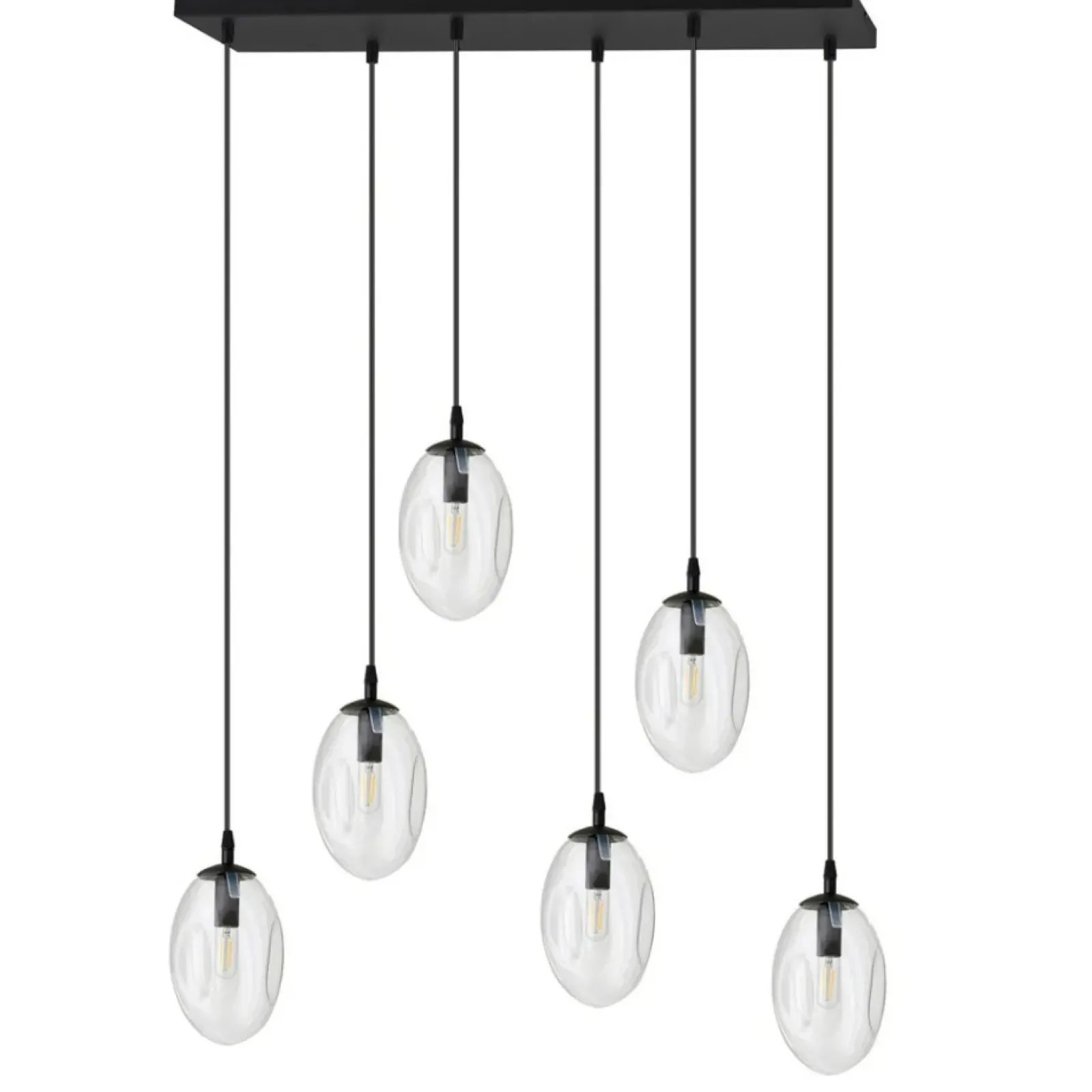 Sklep Kaja Szeroka lampa wisząca nad stół w salonie 1265/6 z serii ASTRAL | Kaja Clearance