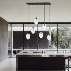Sklep Kaja Szeroka lampa wisząca nad stół w salonie 1265/6 z serii ASTRAL | Kaja Clearance