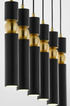 Sklep Kaja Szeroka lampa wisząca nad wyspę JUP 2005 AL6 CZ/CZ ALAS | Kaja Cheap
