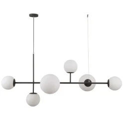 Sklep Kaja Szeroka lampa wisząca nad stół PND-31221-6A-SBL VAILANTE | Kaja Outlet