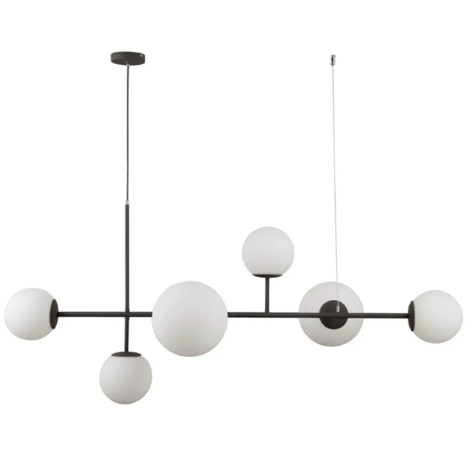 Sklep Kaja Szeroka lampa wisząca nad stół PND-31221-6A-SBL VAILANTE | Kaja Outlet