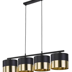Sklep Kaja Szeroka lampa wisząca nad stół w jadalni TK 3470 z serii LONDYN GOLD Store