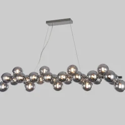 Sklep Kaja Szeroka lampa wisząca PND-5252-A-25-CH+SMK CABELLA | Kaja Oświetlenie Cheap