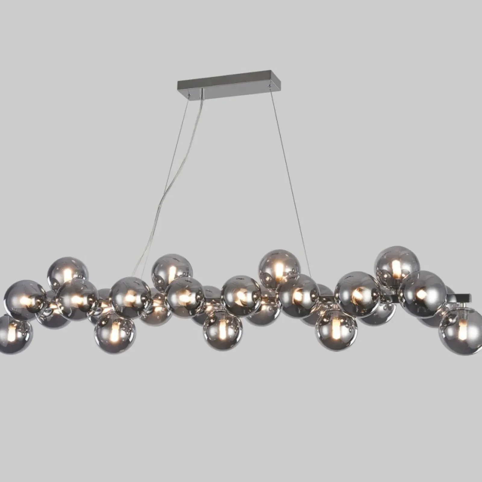 Sklep Kaja Szeroka lampa wisząca PND-5252-A-25-CH+SMK CABELLA | Kaja Oświetlenie Cheap