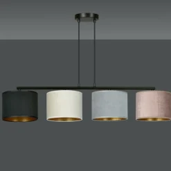 Sklep Kaja Szeroka lampa wisząca z kolorowymi abażurami 1055/4 HILDE | Kaja Sale
