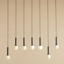 Sklep Kaja Szeroka lampa wisząca z małymi kloszami, nad stół 1121T1 z serii RIU Zadzwońporabattel.783200183(8-16)/mailsklep@kaja.com.pl Shop