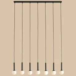 Sklep Kaja Szeroka lampa wisząca z małymi kloszami, nad stół 1121T1 z serii RIU Zadzwońporabattel.783200183(8-16)/mailsklep@kaja.com.pl Shop