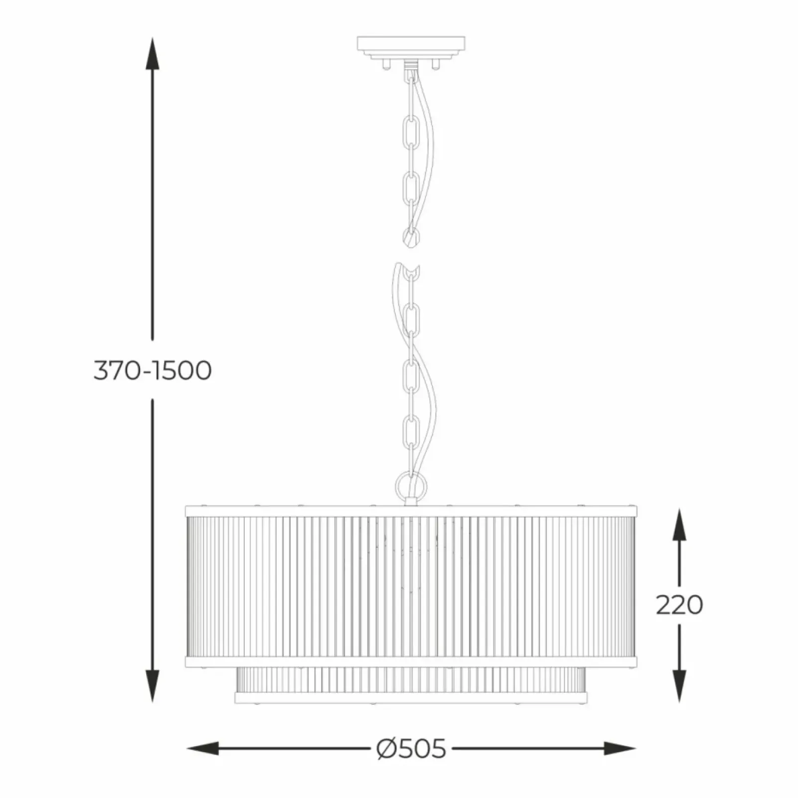 Sklep Kaja Szeroka lampa wisząca z podwójnym kloszem P0528-06H-P7AC SERGIO | Kaja New