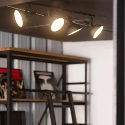 Sklep Kaja Szeroka listwa sufitowa do kuchni loft ABR-RRO-C-4XE14 RETRO | Kaja Outlet