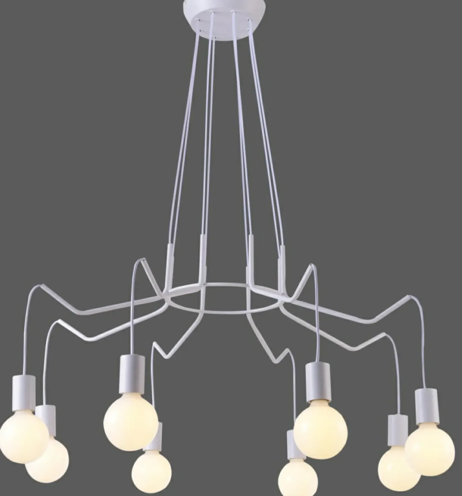 Sklep Kaja Szeroka, minimalistyczna lampa wisząca 38-71040 BASSO | Kaja białymatowy Store
