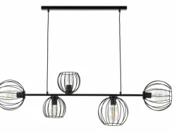 Sklep Kaja Szeroka, minimalistyczna lampa wisząca na listwie SIG 32372 - MADAM czarny Fashion
