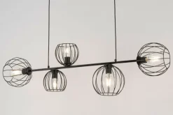 Sklep Kaja Szeroka, minimalistyczna lampa wisząca na listwie SIG 32372 - MADAM czarny Fashion